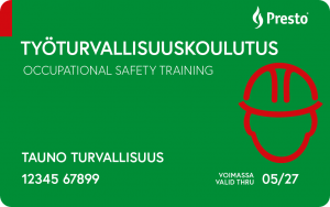 Presto työturvallisuuskoulutus